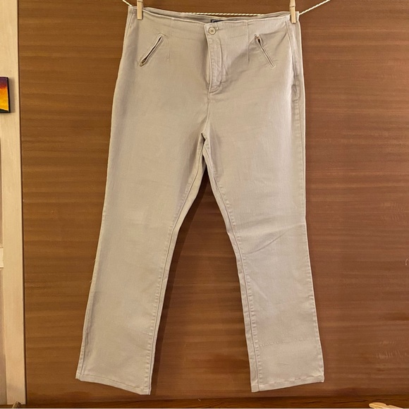 NYDJ cream US 18 cotton and spandex pants. High quality. - Picture 1 of 8